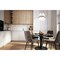 Z-Lite Cayden Chandelier, 5-Light, 12 In.W x 16.75 In.H, Matte Black/Clear + Etched Opal 1946P-5R-MB - alternate 2